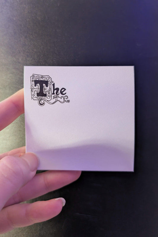 "The" - sticky notepad - JellyfishParty